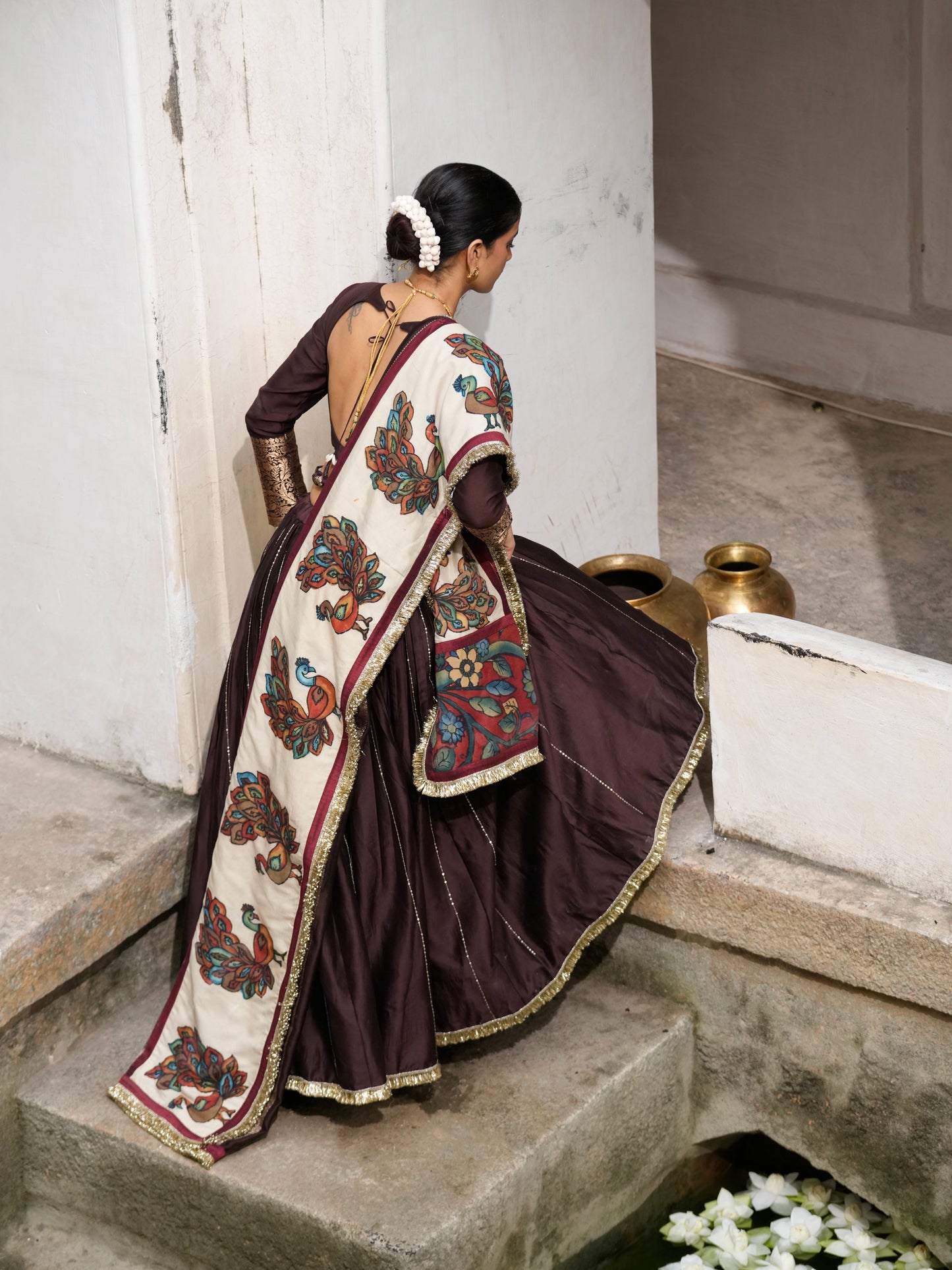 Signature Brown Lehenga Set